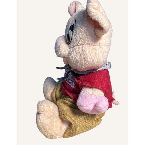 Harley-Davidson Pig Hog Plush Toy With Red Shirt & Bandana - Picture 5 of 13